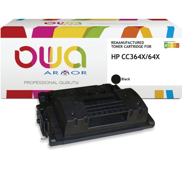 Toner remanufacturé HP CC364X - Noir