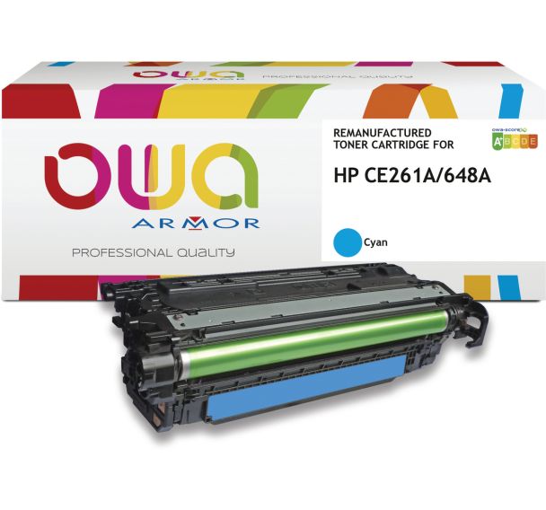 Toner remanufacturé HP CE261A - OWA
