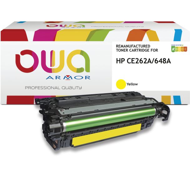Toner remanufacturé HP CE262A - OWA
