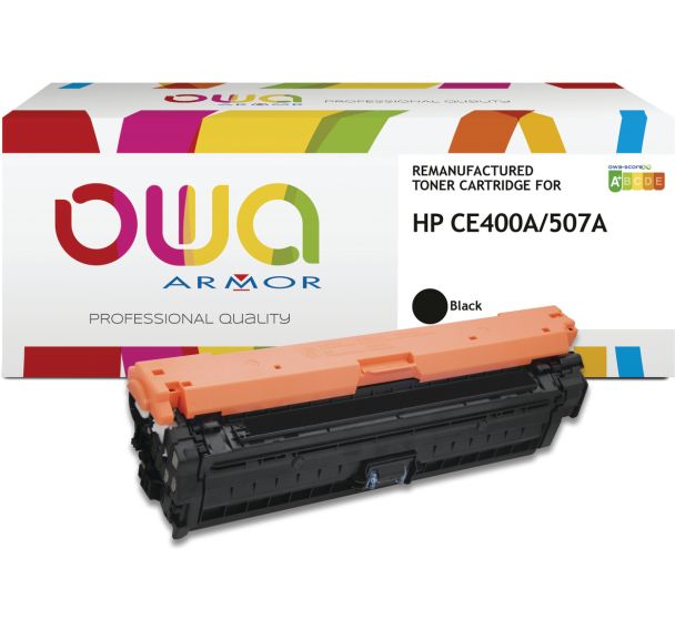 Toner remanufacturé HP CE270A - OWA