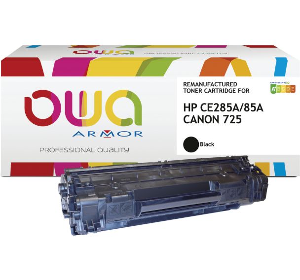 Toner remanufacturé HP CE285A - CANON 3484B002 Jumbo - OWA
