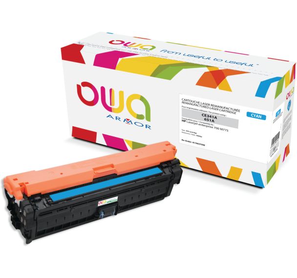 Toner remanufacturé HP CE341A - OWA