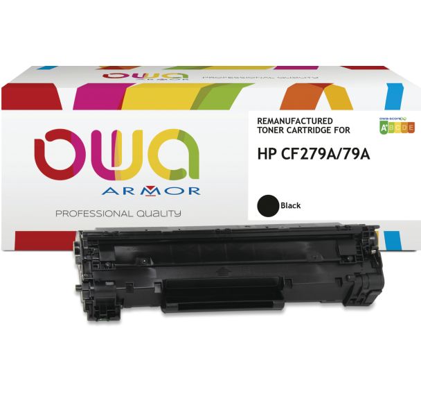 Toner remanufacturé HP CF279A - Noir