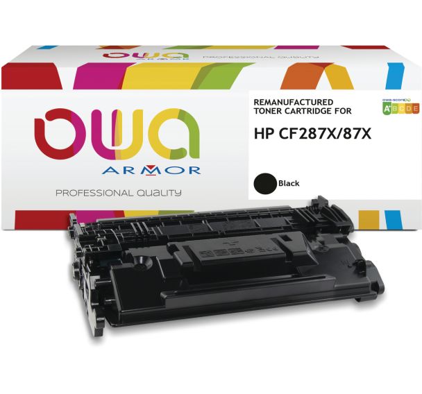 Toner remanufacturé HP CF287X - Noir