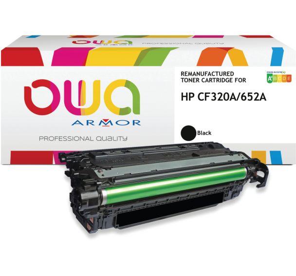 Toner remanufacturé HP CF320A - Noir