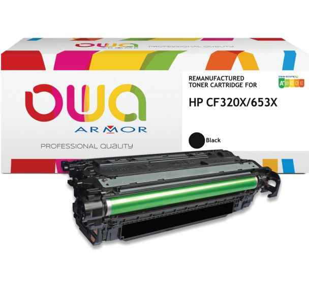 Toner remanufacturé HP CF320X - Noir