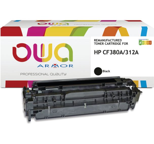 Toner remanufacturé HP CF380A - OWA