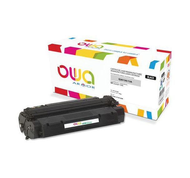 Toner remanufacturé HP Q2613A - Noir