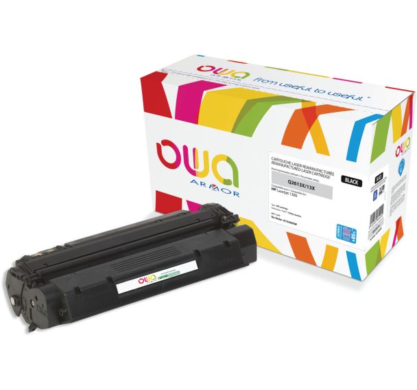 Toner remanufacturé HP Q2613X - Noir - Haute capacité