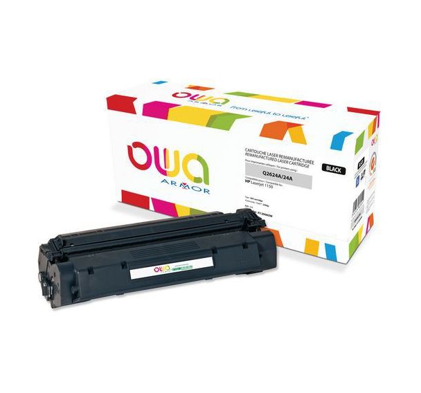 Toner remanufacturé HP Q2624A - Noir