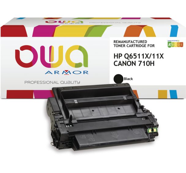 Toner remanufacturé HP Q6511X - CANON 710H - OWA