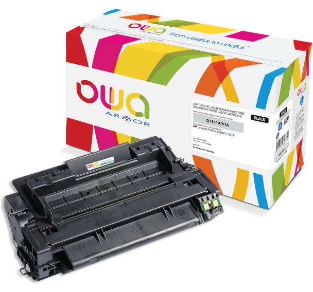 Toner remanufacturé HP Q7551A - OWA