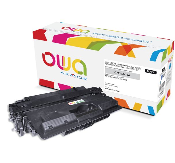 Toner remanufacturé HP Q7570A - Noir