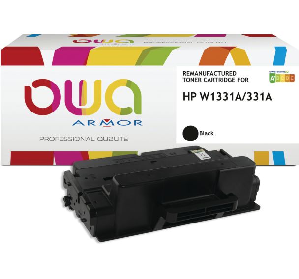 Toner remanufacturé HP W1331A - Noir