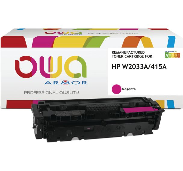 Toner remanufacturé HP W2033A - OWA