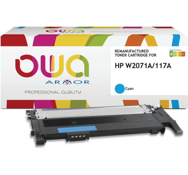 Toner remanufacturé HP W2071A - OWA