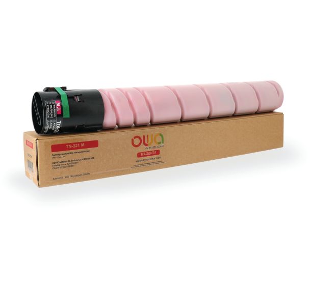 Toner remanufacturé KONICA MINOLTA TN-321 M - OWA