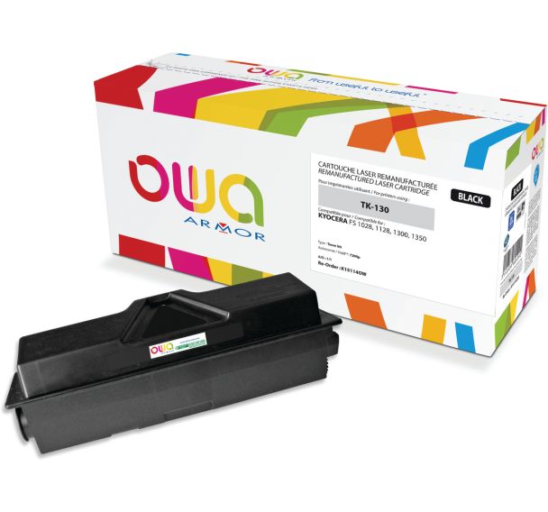 Toner remanufacturé KYOCERA TK-130 - OWA