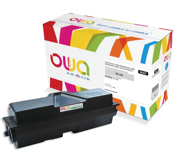 Toner remanufacturé KYOCERA TK-140 - Noir