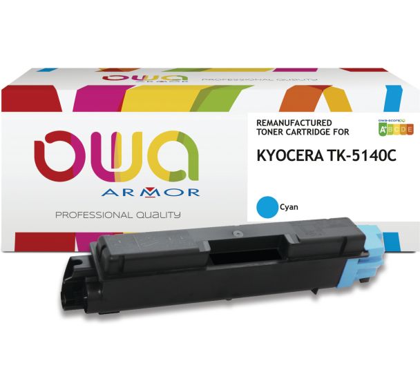 Toner remanufacturé KYOCERA TK-5140 C - OWA