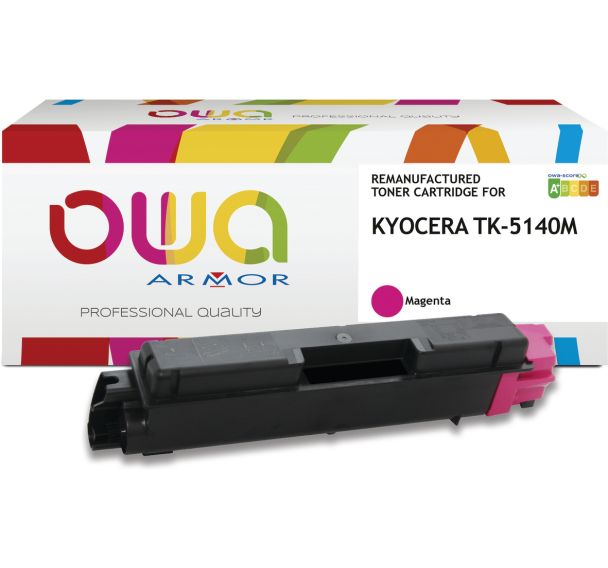 Toner remanufacturé KYOCERA TK-5140 M - OWA