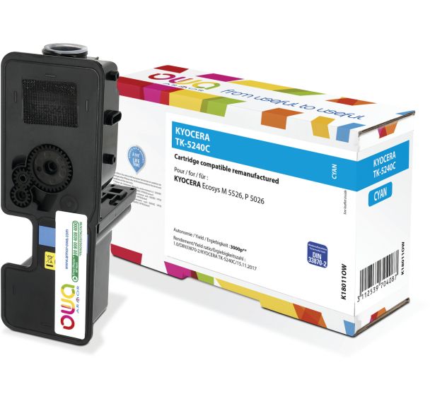 Toner remanufacturé KYOCERA TK-5240 C - OWA