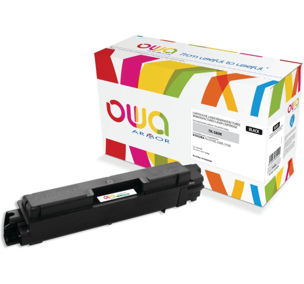 Toner remanufacturé KYOCERA TK-580 K - OWA