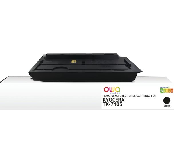 Toner remanufacturé KYOCERA TK-7105K - Noir