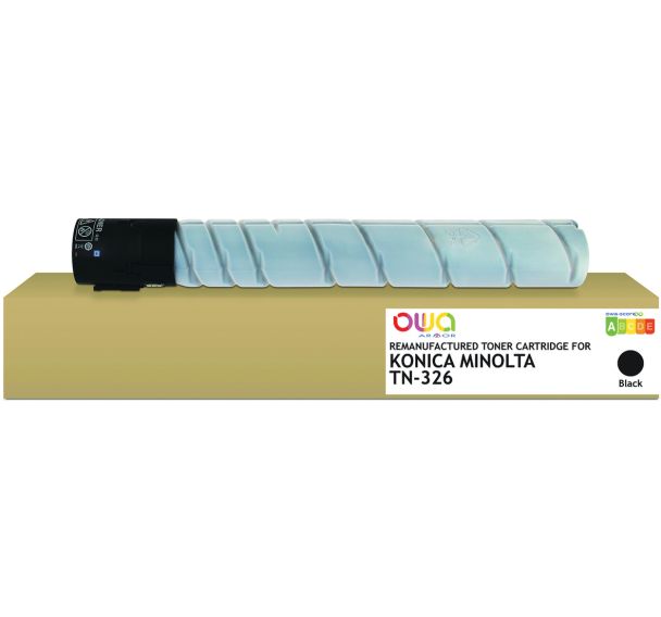Toner remanufacturé Konica Minolta TN326 - Noir