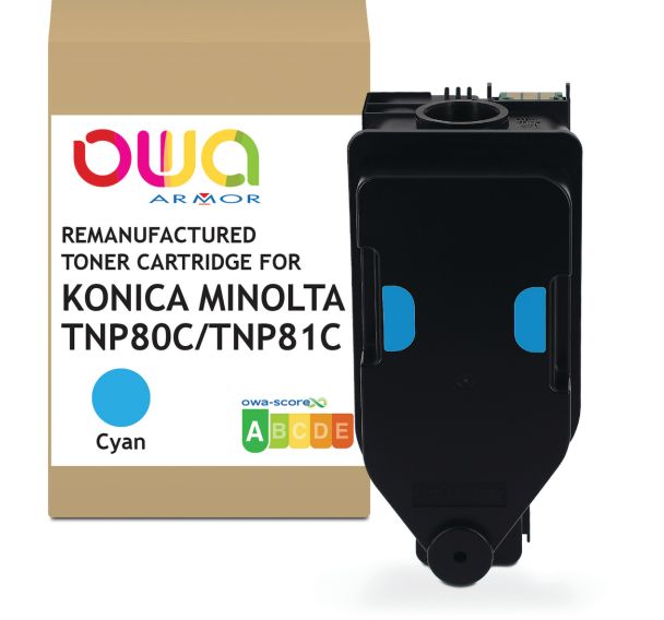 Toner remanufacturé Konica Minolta TNP80 - TNP81 - Owa
