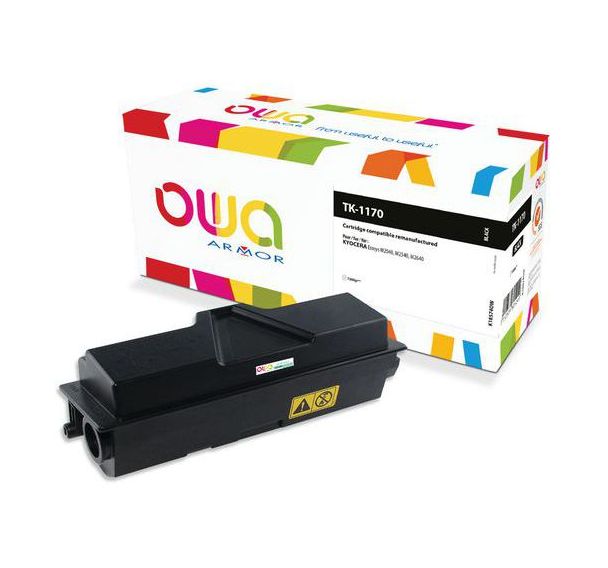 Toner remanufacturé Kyocera TK-1170 - Noir - Owa