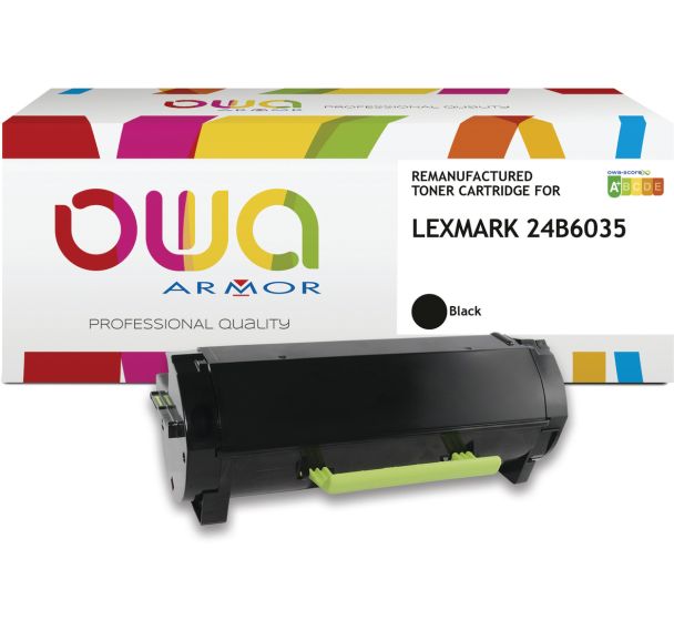 Toner remanufacturé LEXMARK 24B6035 - OWA