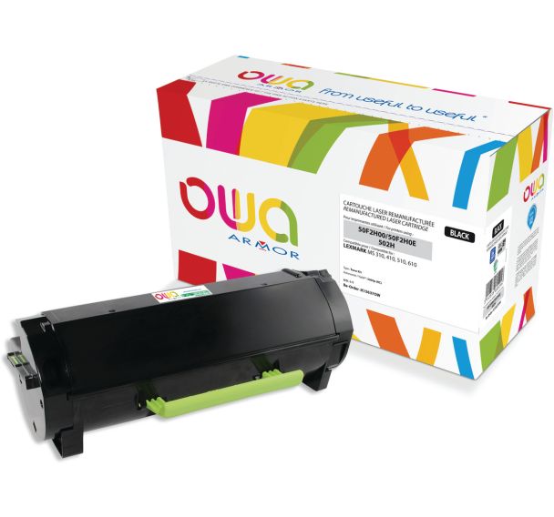 Toner remanufacturé LEXMARK 50F2H00 - 50F2H0E - OWA