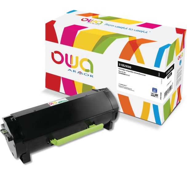Toner remanufacturé LEXMARK 51B2X00 - OWA