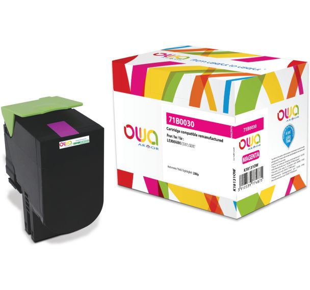 Toner remanufacturé LEXMARK 71B0030 - OWA