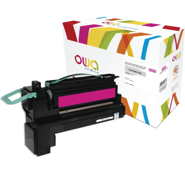 Toner remanufacturé LEXMARK C792X2MG - C792X1MG - OWA