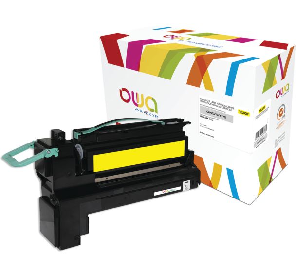 Toner remanufacturé LEXMARK C792X2YG - C792X1YG - OWA