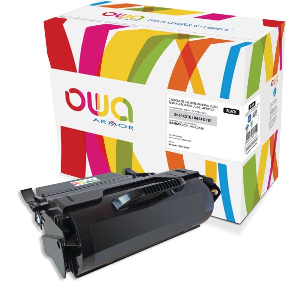 Toner remanufacturé LEXMARK X654 - OWA
