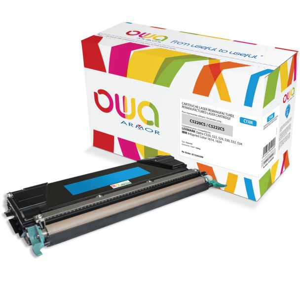 Toner remanufacturé Lexmark C5220 - Lexmark C5222 - Owa