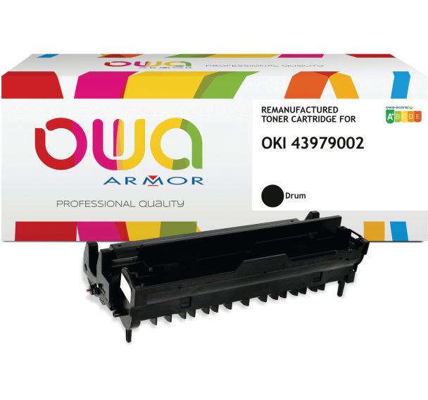 Toner remanufacturé OKI 43979002 - Noir
