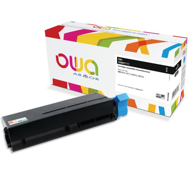 Toner remanufacturé OKI B432 - OWA