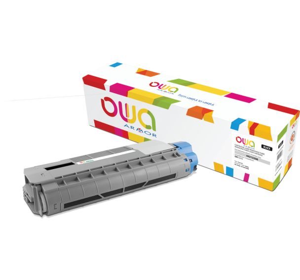 Toner remanufacturé OKI C610 - Noir