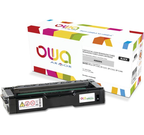 Toner remanufacturé RICOH SPC220 - OWA