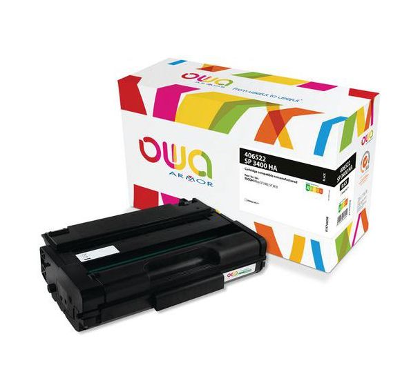 Toner remanufacturé Ricoh 406522 - Noir