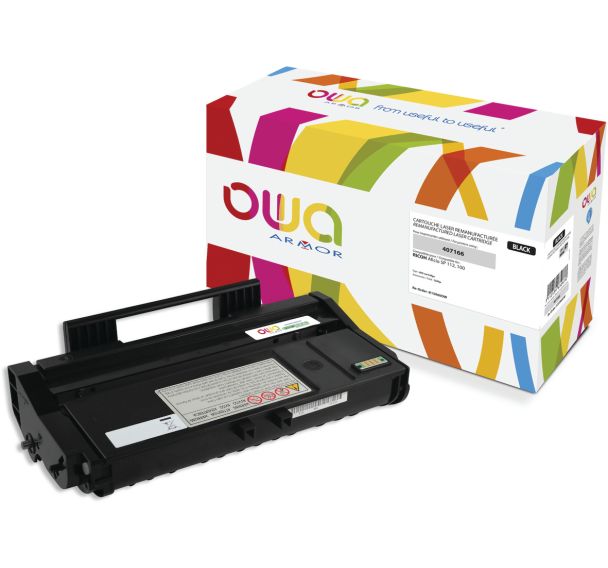 Toner remanufacturé Ricoh 407166 - Noir