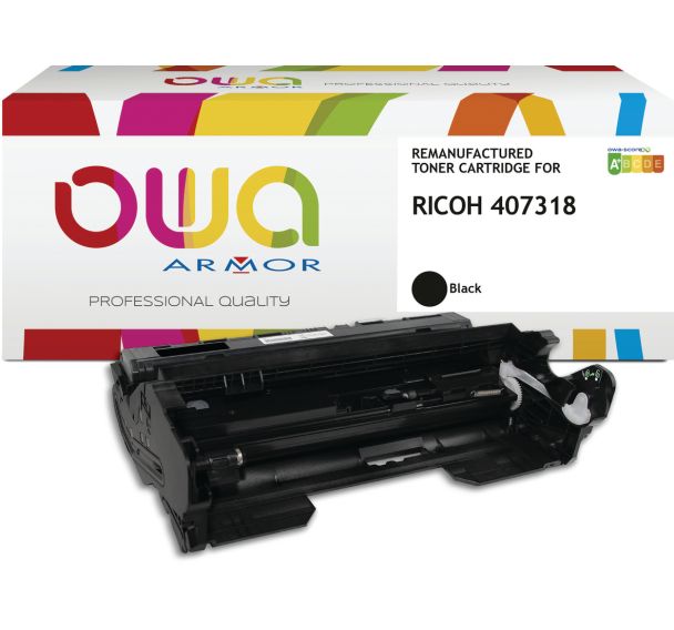 Toner remanufacturé Ricoh 407324 - Noir