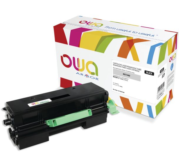 Toner remanufacturé Ricoh 407340 - Noir