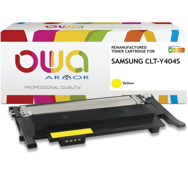 Toner remanufacturé SAMSUNG CLT-Y404S/ELS - OWA