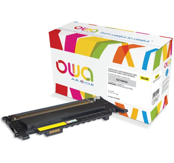 Toner remanufacturé SAMSUNG CLT-Y4072S/ELS - OWA