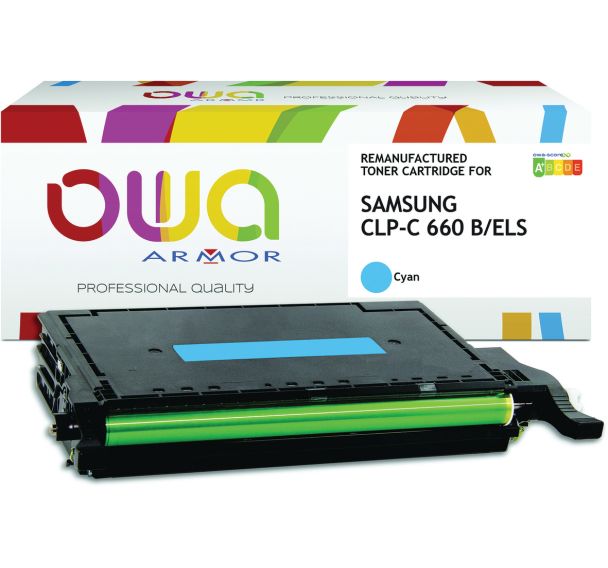 Toner remanufacturé Samsung CLP660B ELS - OWA